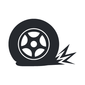 タイヤのパンク